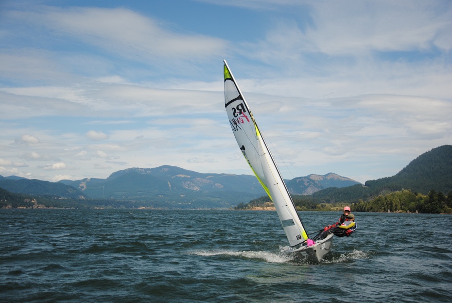 Exciting Action in the Gorge - West Coast Sailing